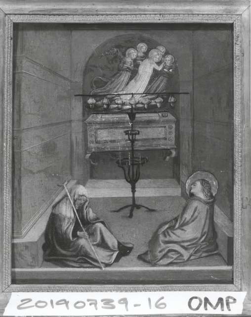 Sotheby's — Guido di Pietro (Beato Angelico) - sec. XV - Santa Lucia e la madre davanti alla tomba di sant'Agata — insieme